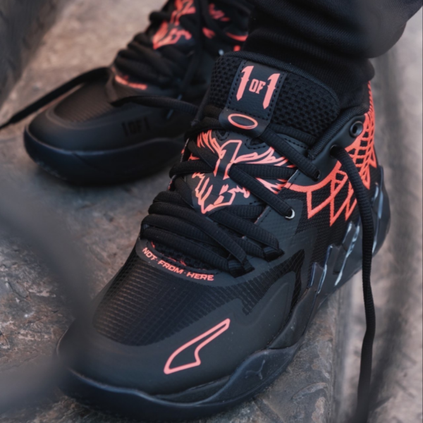 Giày Puma MB.01 'Black Red Blast' 376443-08 - Ảnh 3