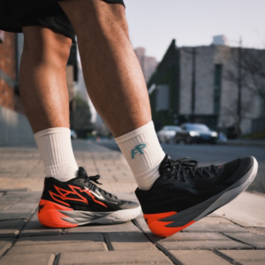 Giay Puma LaMelo Ball MB.02 'Black Sunset Glow' 378287-01