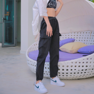 Alternative view of Giày Nike Air Force 1 GS 'White Obsidian' CZ4203-101