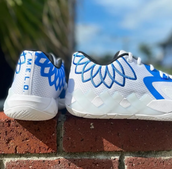 Giày Puma Team Colors 'White Bluemazing' 376941-11 - Ảnh 4