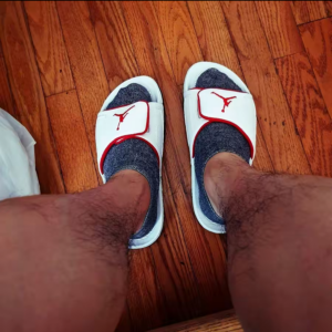 Dep Nike Air Jordan Hydro 3 Retro Slide 'White Red' 854556-103