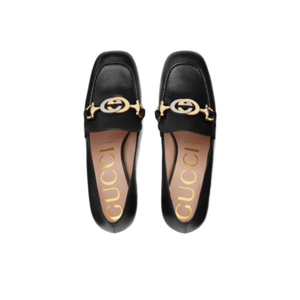 Giày Gucci Wmns Zumi Moccasin Pumps Black 575832-C9D00-1000 - Ảnh 4