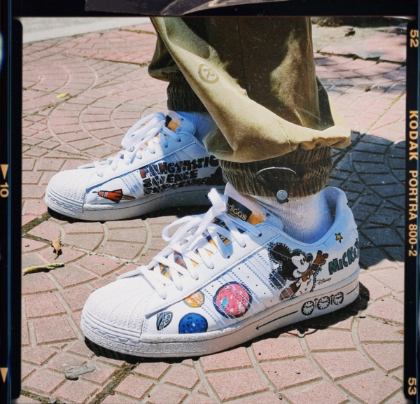Giày Adidas Kasing Lung x Disney x Superstar 'Labubu Mickey Mouse' GZ8839 - Ảnh 3