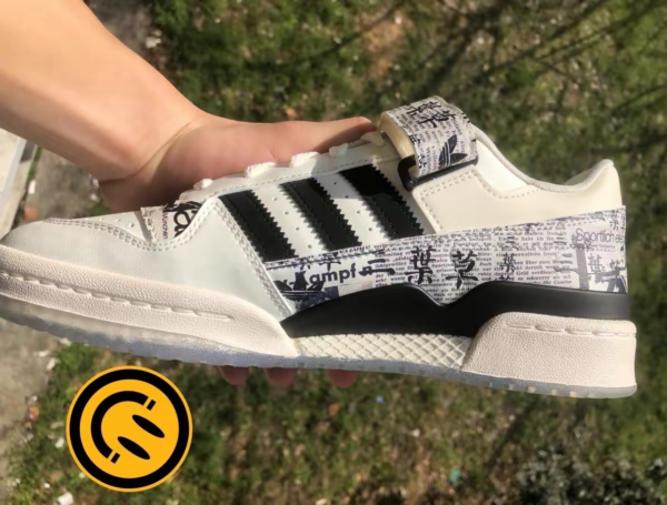 Giay Adidas Forum Low 'Black White' IG2998