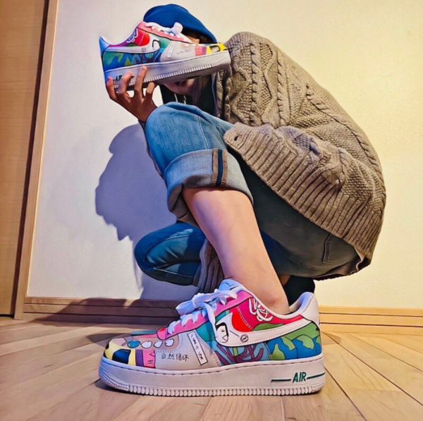 Giày Nike Air Force 1 Low x Ruohan Wang 'Multicolor' CZ3990-900 - Ảnh 5