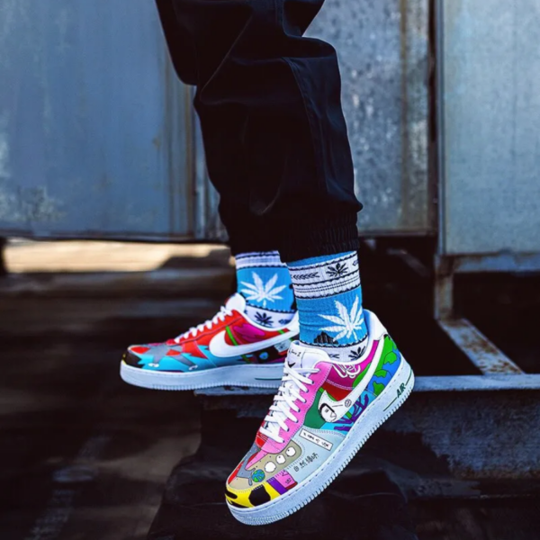 Giày Nike Air Force 1 Low x Ruohan Wang 'Multicolor' CZ3990-900 - Ảnh 3