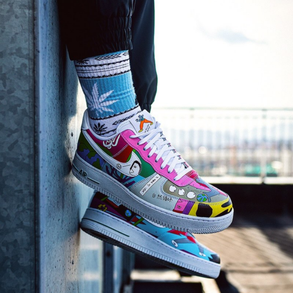 Giày Nike Air Force 1 Low x Ruohan Wang 'Multicolor' CZ3990-900 - Ảnh 2