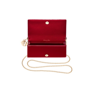 Tui Dior Lady Dior Pouch 'Cherry Red' S0204OVRB-M323