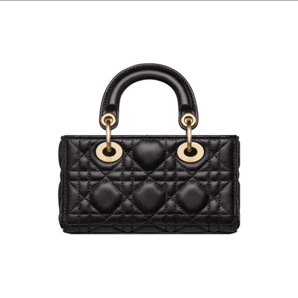 Tui Dior Micro Lady D-joy Bag 'Gold Black' S0910ONGE-M900