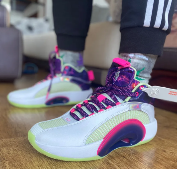 Giày Nike Luka Doncic x Air Jordan 35 Low 'Cosmic Deception' DJ9805-190 - Ảnh 4