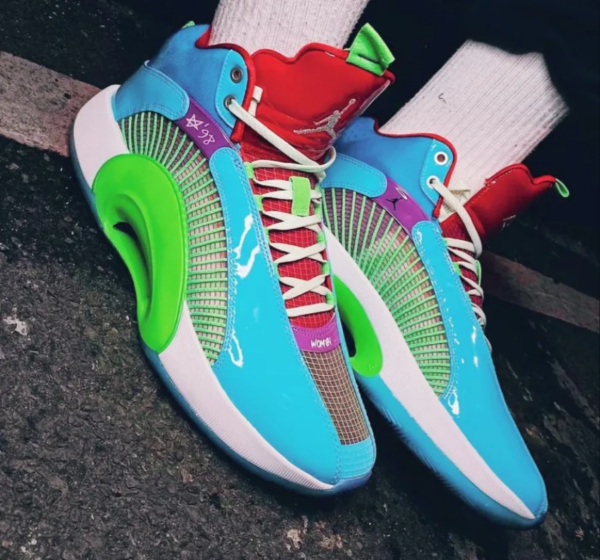 Giày Nike Jayson Tatum x Air Jordan 35 PF 'Greatest Gift' DD3667-400 - Ảnh 2