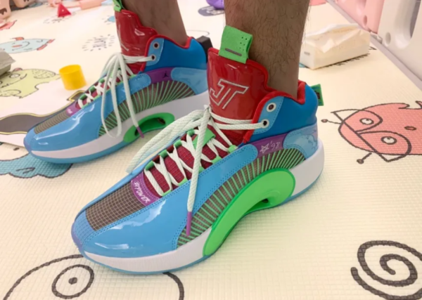 Giày Nike Jayson Tatum x Air Jordan 35 PF 'Greatest Gift' DD3667-400 - Ảnh 5