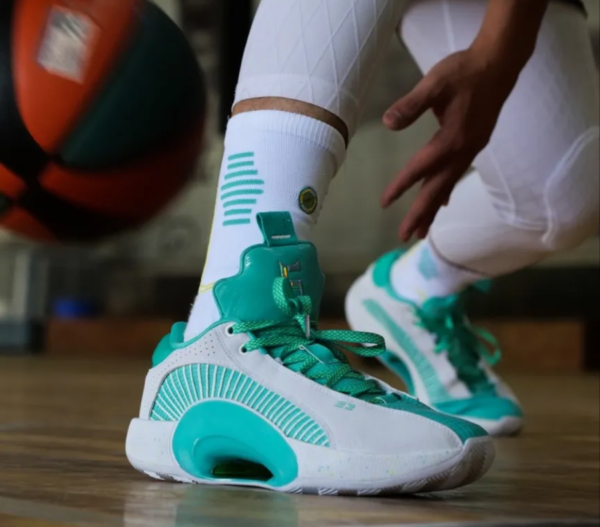 Giày Nike Guo Ailun x Air Jordan 35 Low PF 'Jade' DJ2994-100 - Ảnh 3
