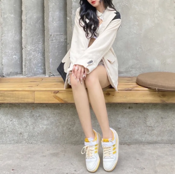 Giày Adidas Forum 84 Low 'White Yellow' GX4537 - Ảnh 6