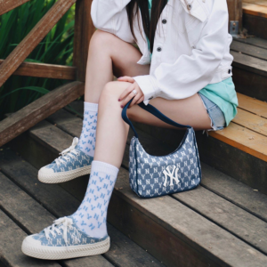 Giay MLB Playball Mule Mono 'Blue Denim' 32SHSD1111-50U