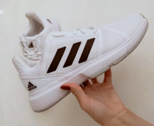 Giay Tennis Adidas CourtJam Bounce 'White Black' EF2480