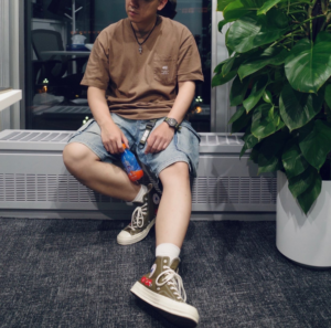 Alternative view of Giày Converse Comme des Garçons Play x Chuck 70 Hi Top 'Multi Heart' 162973C