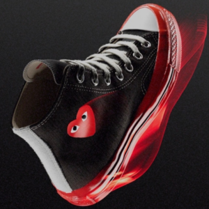 Giay Converse Play Chuck 70 x Comme des Garcons 'Black Red' A01793C