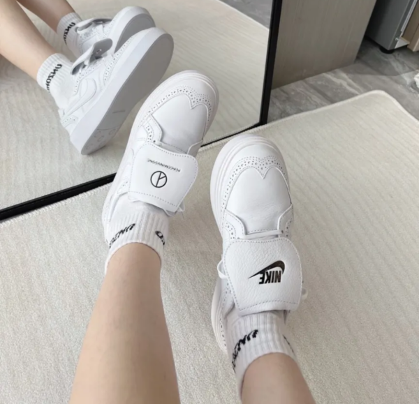 Giày Nike Kwondo 1x G-Dragon 'Triple White' DH2482-100 - Ảnh 5