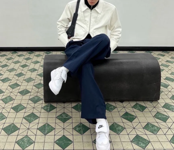 Giày Nike Kwondo 1x G-Dragon 'Triple White' DH2482-100 - Ảnh 4