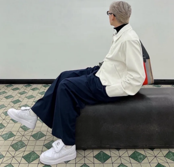 Giày Nike Kwondo 1x G-Dragon 'Triple White' DH2482-100 - Ảnh 3