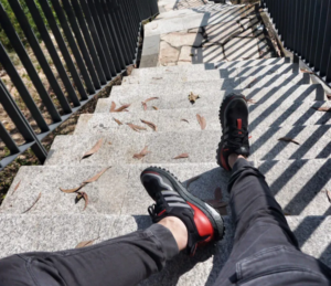 Alternative view of Giày Adidas UltraBoost Guard 'Black Grey Red' FU9464