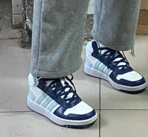 Giay Adidas Neo Hoops 'White Blue' G55055