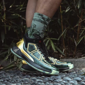 Giay Adidas D Rose 10 'College Green Gold Metallic' FW3656