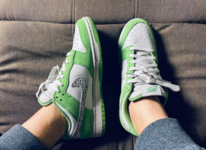 Giay Nike Dunk Low 'Safari Swoosh Chlorophyll' DR0156-300