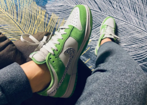 Giay Nike Dunk Low 'Safari Swoosh Chlorophyll' DR0156-300