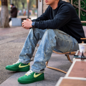 Giay Nike Air Force 1 x Ambush 'Pine Green' DV3464-300