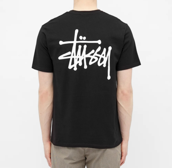 Áo Stussy Basic Logo Tee 'Black' - Ảnh 3