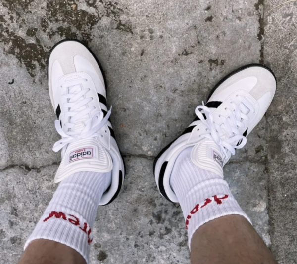 Giày Adidas Samba Classic 'White' 772109 - Ảnh 2