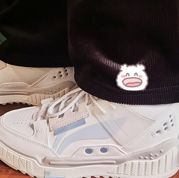 Giày Li Ning Fashion White Middle Cut Classic Casual AGCR31-2 - Ảnh 4