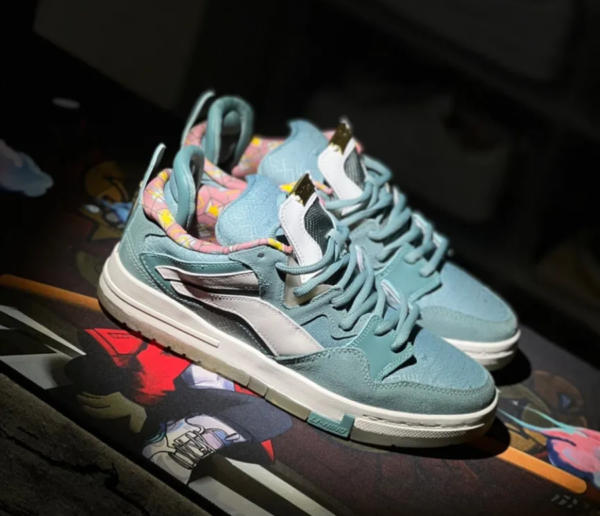 Giày Li Ning Weiwu Pro Skateboard Shoes Sapphire Limited AECR115-1 - Ảnh 7