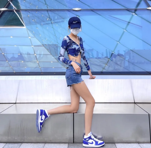 Giày Nike Air Jordan 1 Mid 'Kentucky Blue' BQ6472-104 - Ảnh 12