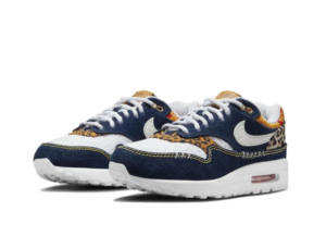 Giay Nike Air Max 1 Premium 'Denim Leopard' FJ4452-432