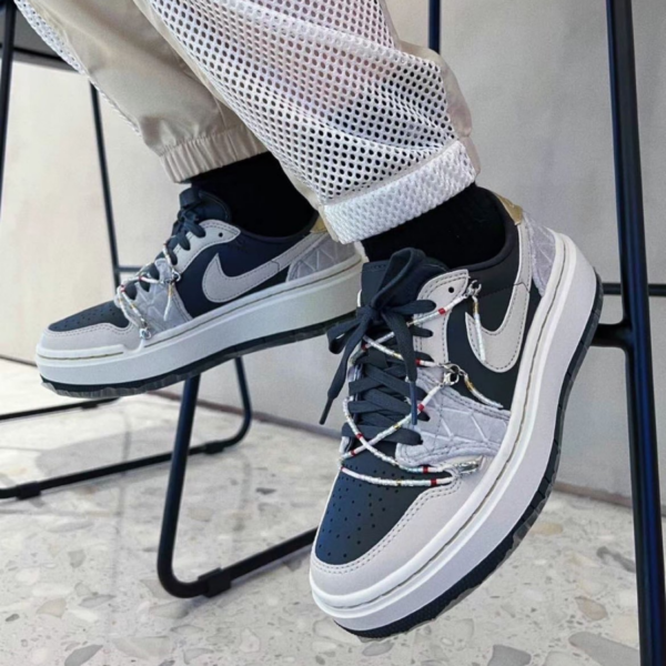 Giày Nike Air Jordan 1 LV8D Elevated SE 'Anthracite Light Bone' DV1494-001 - Ảnh 3