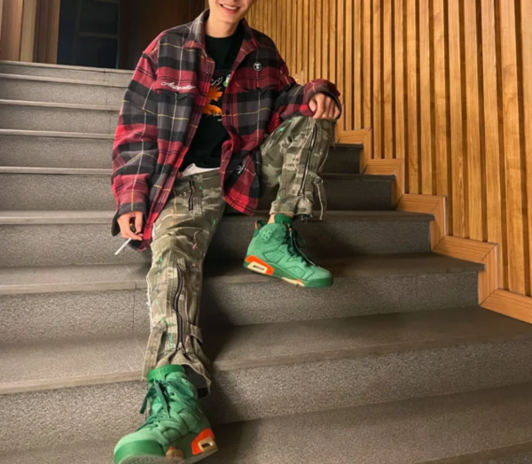 Giày Nike Air Jordan 6 Retro NRG 'Green Suede Gatorade' AJ5986-335 - Ảnh 7