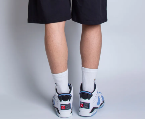 Giày Nike Air Jordan 6 Retro GS 'UNC Home' 384665-410 - Ảnh 6