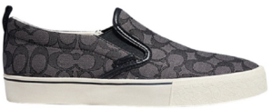 Giày Coach Skate Slip On 'Charcoal And Black' CA909