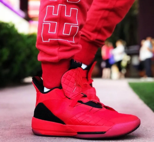 Giày Nike Air Jordan 33 PF 'Full Red' BV5072-600 - Ảnh 3