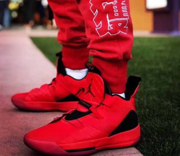 Giày Nike Air Jordan 33 PF 'Full Red' BV5072-600 - Ảnh 2