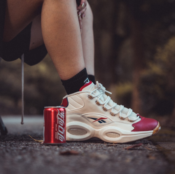 Giày Reebok Question Mid 'Red Toe White' GZ7099 - Ảnh 5