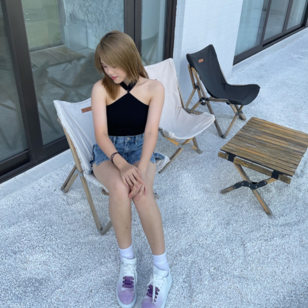 Giày Alexander McQueen Wmns Oversized Sneaker 'White Violet' 650791 WHZ4N 9104 - Ảnh 4