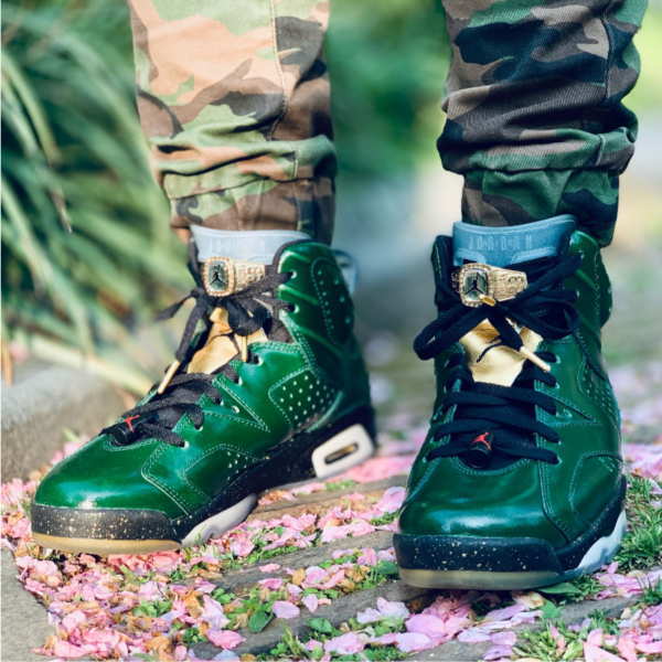 Giày Nike Jordan 6 Retro 'Champain Bottle' 384664-350 - Ảnh 2