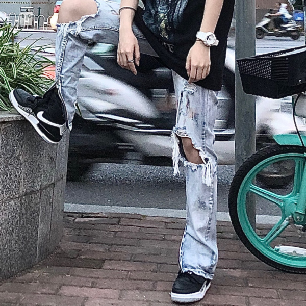 Giày Nike Air Jordan Legacy 312 GS 'Black Cement' AT4040-001 - Ảnh 3