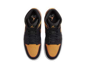 Giay Nike Air Jordan 1 Mid 'Fat Tongue Black Orange' FJ4923-008
