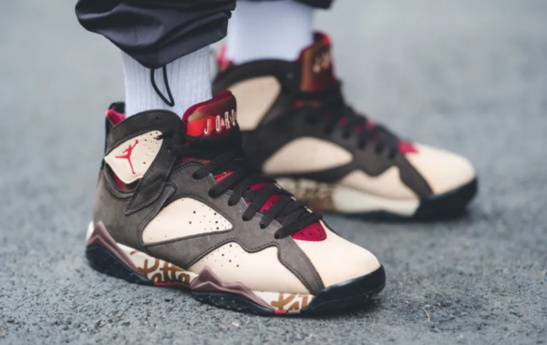 Giày Nike Air Jordan 7 Retro Patta Shimmer AT3375-200 - Ảnh 3