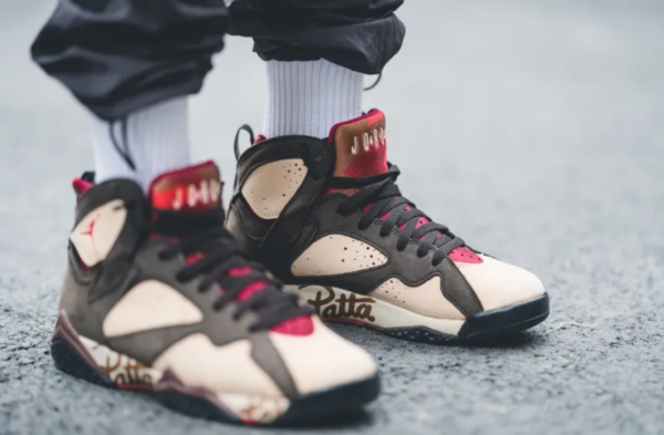 Giày Nike Air Jordan 7 Retro Patta Shimmer AT3375-200 - Ảnh 5